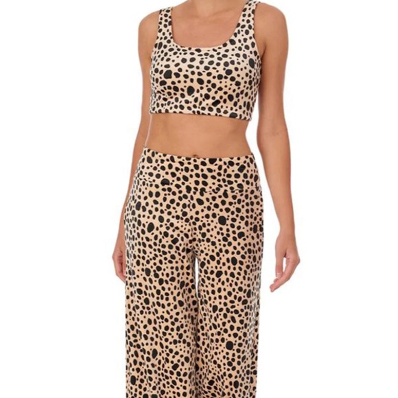 Room Service Other - Room Service Crop Tank and Pants Mink Dot XXL